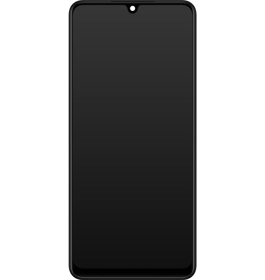 Touchscreen Display Samsung Galaxy A22 A225, mit Rahmen, Schwarz, Service Pack GH82-25944A