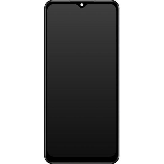 Touchscreen Display Samsung Galaxy A02 A022, mit Rahmen, Schwarz, Service Pack GH82-25249A
