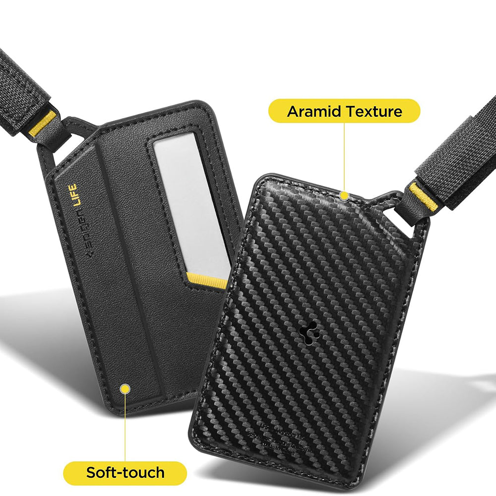 Handgepäck-/Kofferetikett Spigen Luggage Tag LF510, Schwarz AHP09776