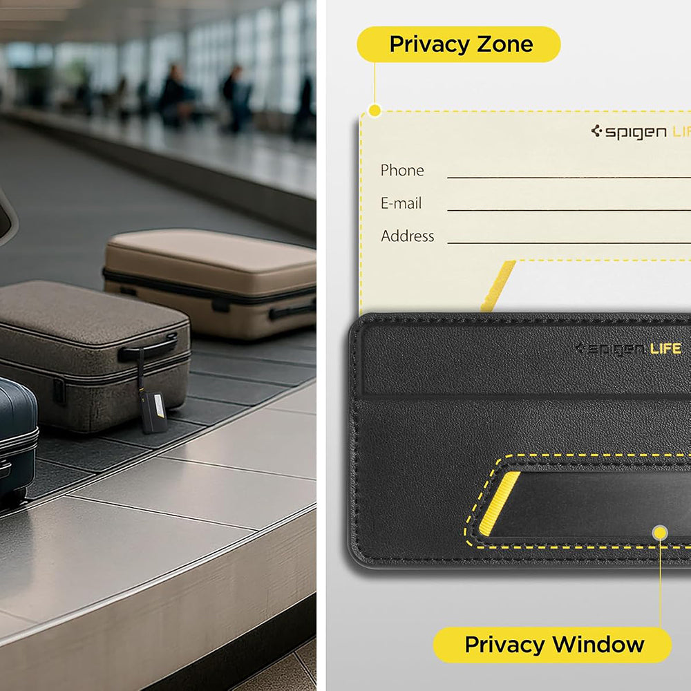Handgepäck-/Kofferetikett Spigen Luggage Tag LF510, Schwarz AHP09776