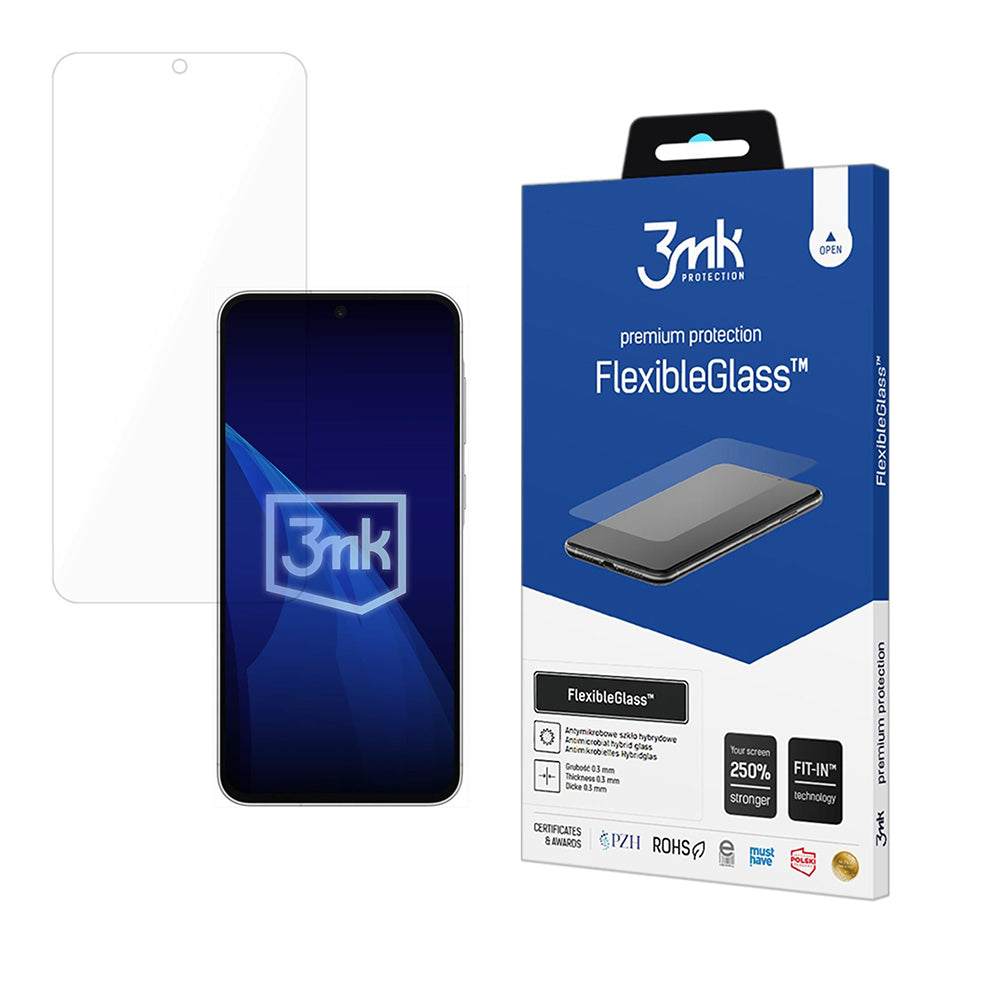3MK FlexibleGlass Screen Protector for Samsung Galaxy A57 5G, Flexible Glass, Full Glue