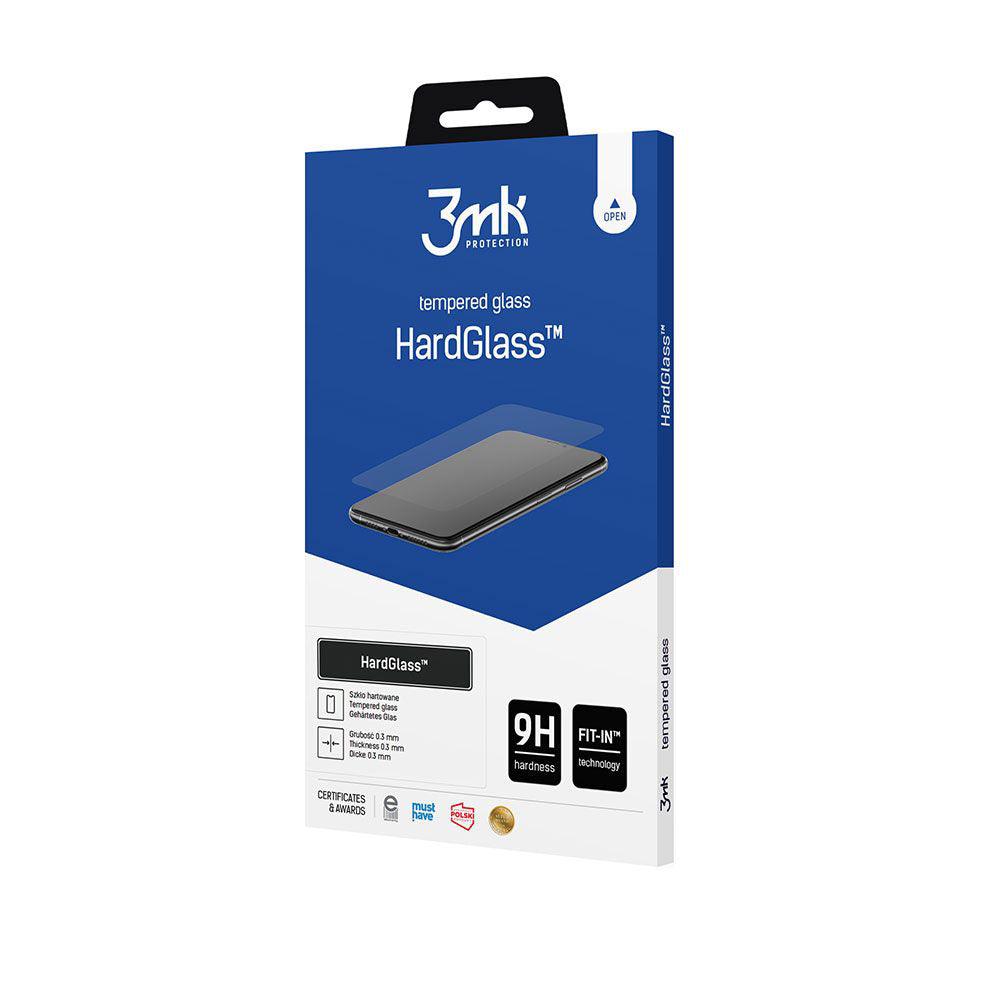 3MK HardGlass Screen Protector for Samsung Galaxy A37 5G, Tempered Glass, Full Glue