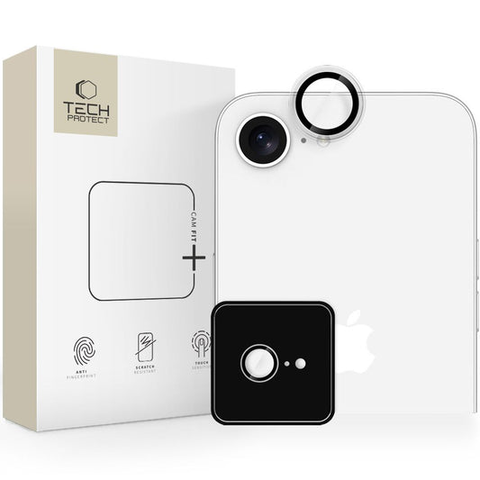 Schutzfolie für die Rückkamera Tech-Protect CamRing Fit+ für Apple iPhone 16e, Gehärtetes Glas