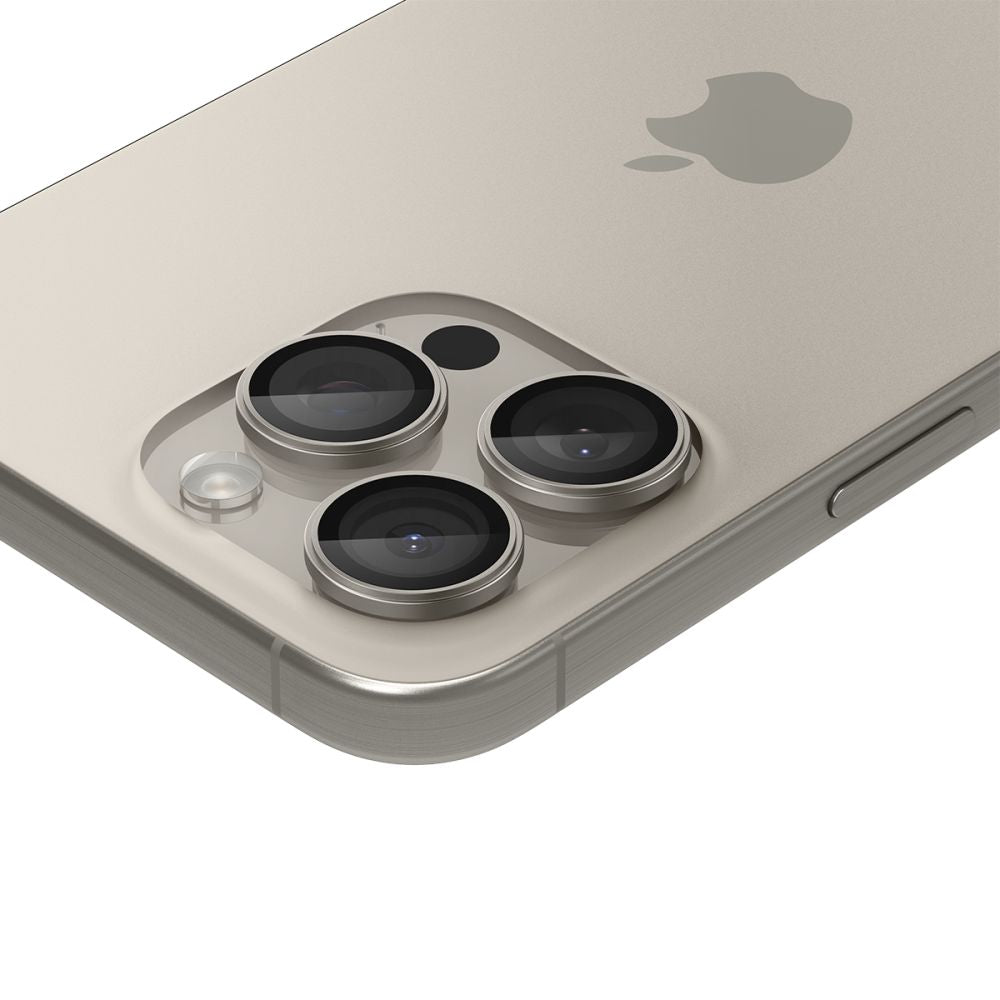 Spigen GLAStR EZ FIT Optik Pro Rückkamera-Schutzglas für Apple iPhone 16 Pro Max | 2er Set | Grau