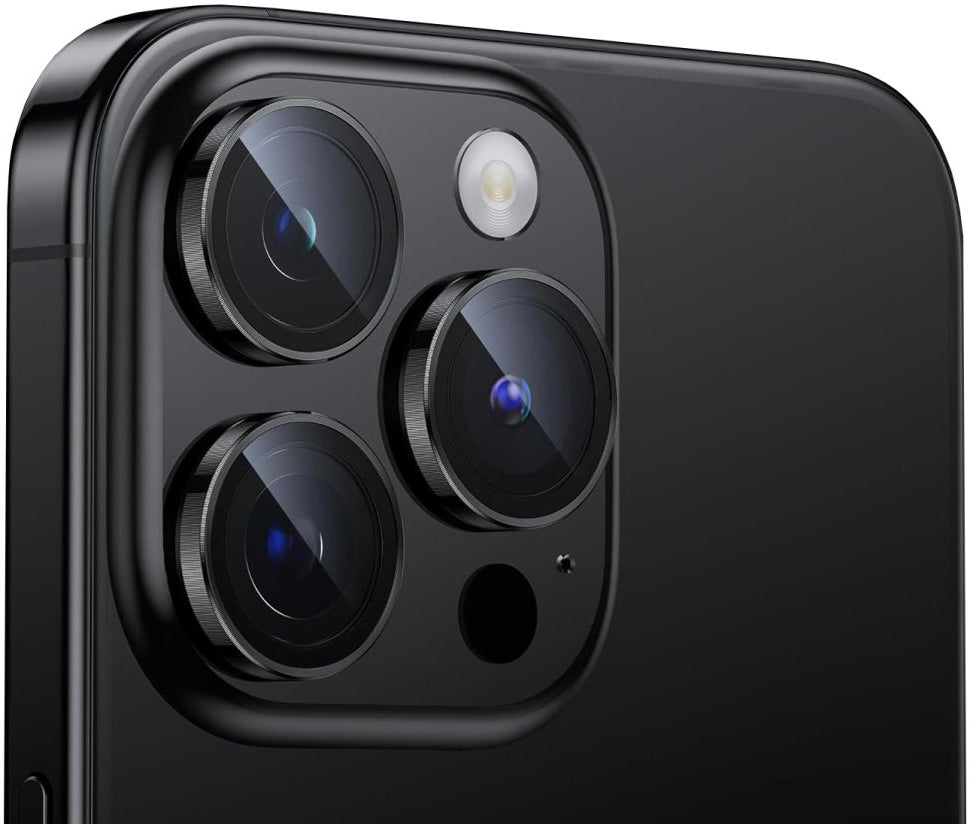 Schutzfolie für die Rückkamera Tech-Protect CamRing PRO+ für Apple iPhone 14 Pro Max / 14 Pro, Gehärtetes Glas, Schwarz
