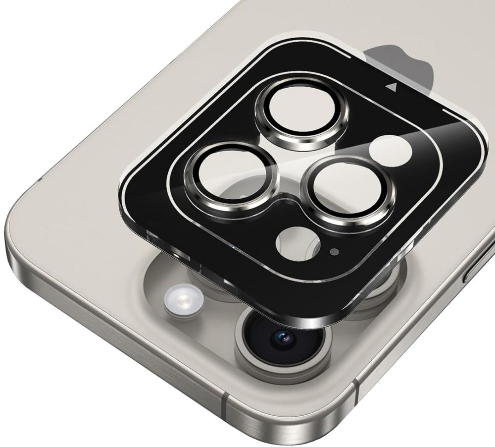 Schutzfolie für die Rückkamera Tech-Protect CamRing PRO+ für Apple iPhone 14 Pro Max / 14 Pro, Gehärtetes Glas, Schwarz