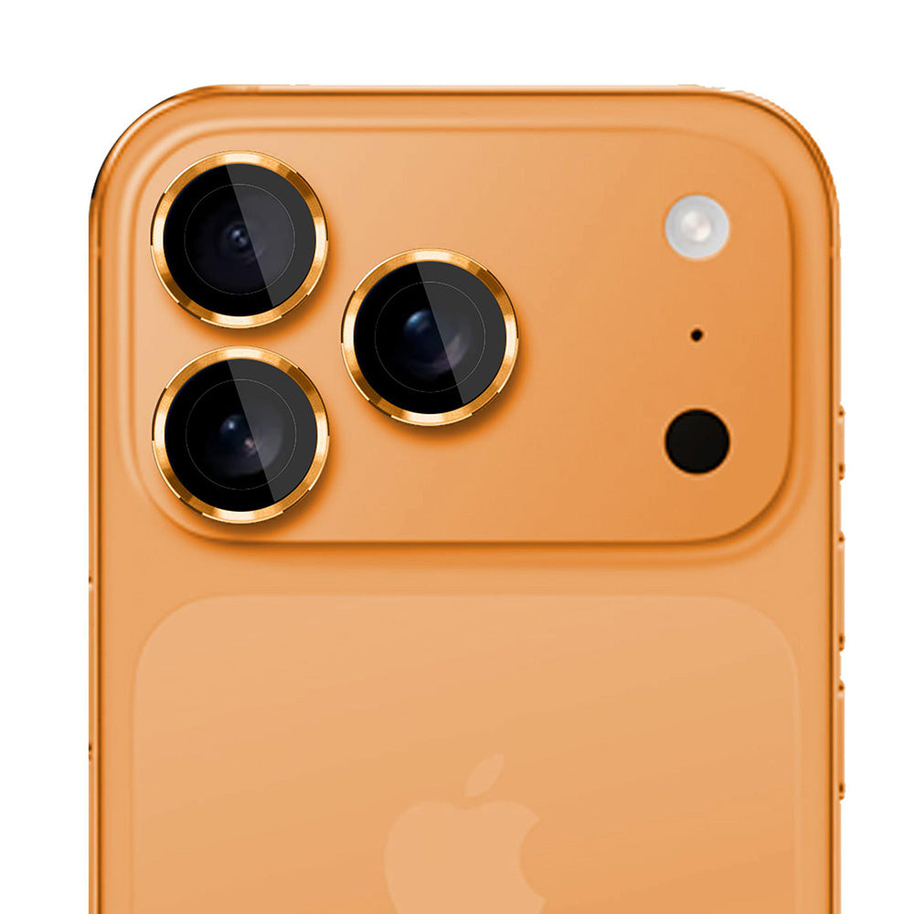 Schutzfolie Rückkamera 3MK Protection Pro für Apple iPhone 17 Pro Max / 17 Pro, Gehärtetes Glas, Orange