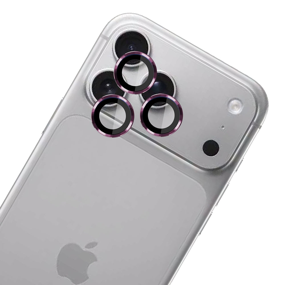3MK Protection Pro Rückkamera-Schutzfolie für Apple iPhone 18 Pro / 18 Pro Max, gehärtetes Glas, Burgunderrot