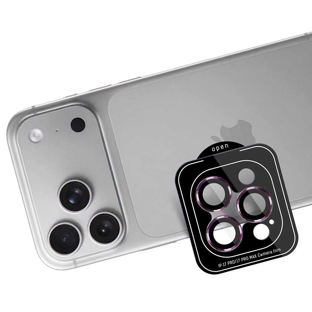 3MK Protection Pro Rückkamera-Schutzfolie für Apple iPhone 18 Pro / 18 Pro Max, gehärtetes Glas, Burgunderrot