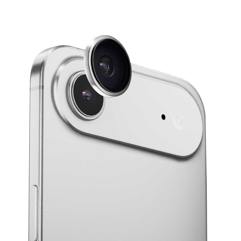 Schutzfolie Anank AR für die Rückkamera des Apple iPhone 17 Air, gehärtetes Glas, Silberfarben