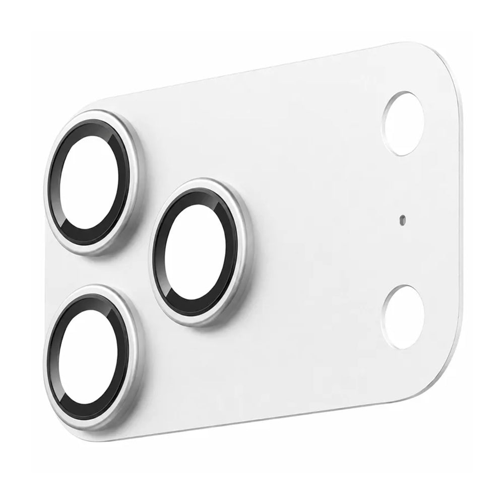 Blueo Integrated Metal Schutzfolie für die Rückkamera für Apple iPhone 17 Pro Max, gehärtetes Glas, Silberfarben