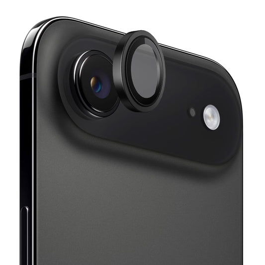 Schutzfolie Blueo Metal Frame für die Rückkamera des Apple iPhone 17 Air, gehärtetes Glas, Schwarz