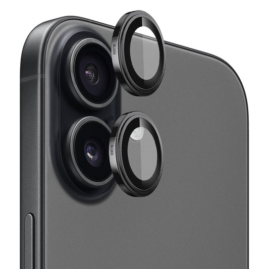 Schutzfolie Blueo Sapphire Crystal für die Rückkamera des Apple iPhone 17, gehärtetes Glas, Schwarz