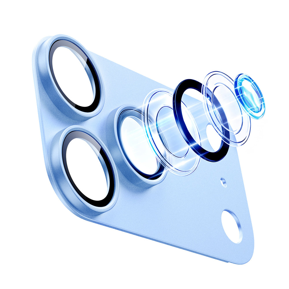 ESR Armorite Pro Rückkamera-Schutzfolie für Apple iPhone 18 Pro, gehärtetes Glas, Blau