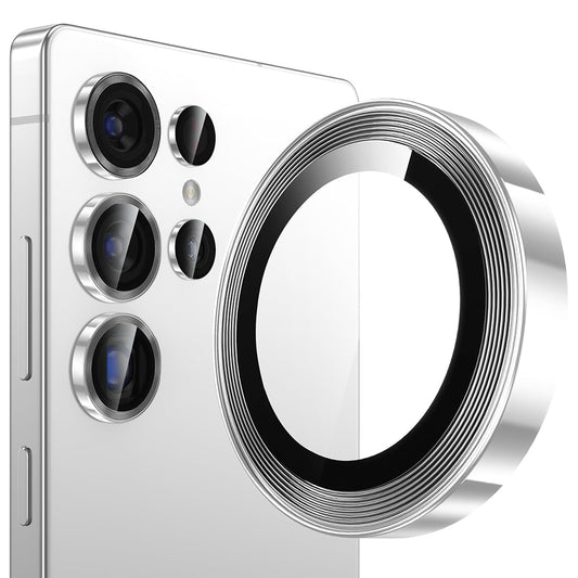 Schutzfolie Lito S+ für die Rückkamera des Samsung Galaxy S26 Ultra, gehärtetes Glas, Silberfarben