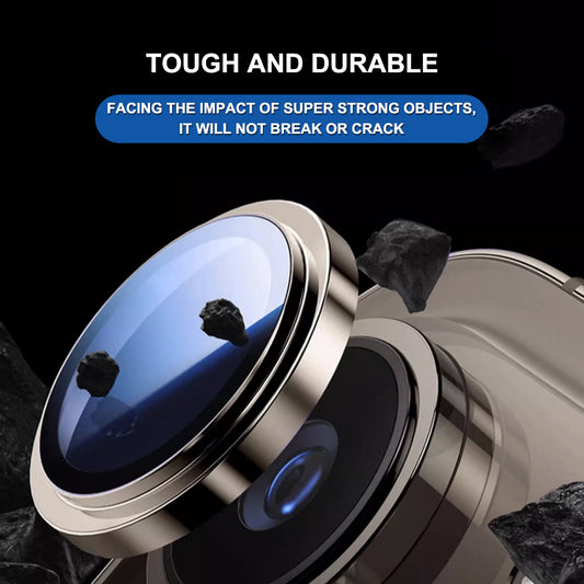 Rear Camera Protection Film Lito Titanium AR for Apple iPhone 17, Tempered Glass, Blue