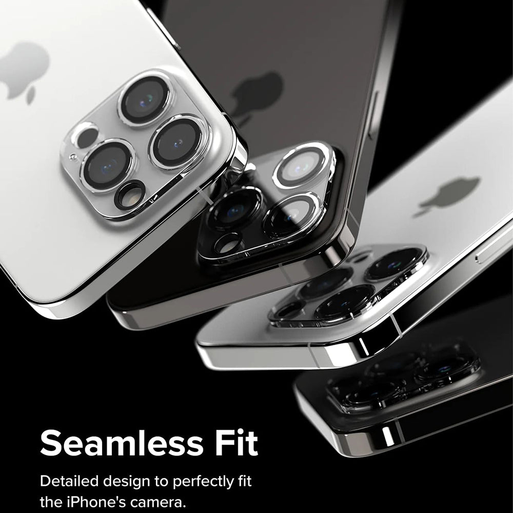 Ringke Rear Camera Protective Film for Apple iPhone 15 Pro, Tempered Glass, Set of 2 Pieces, Transparent