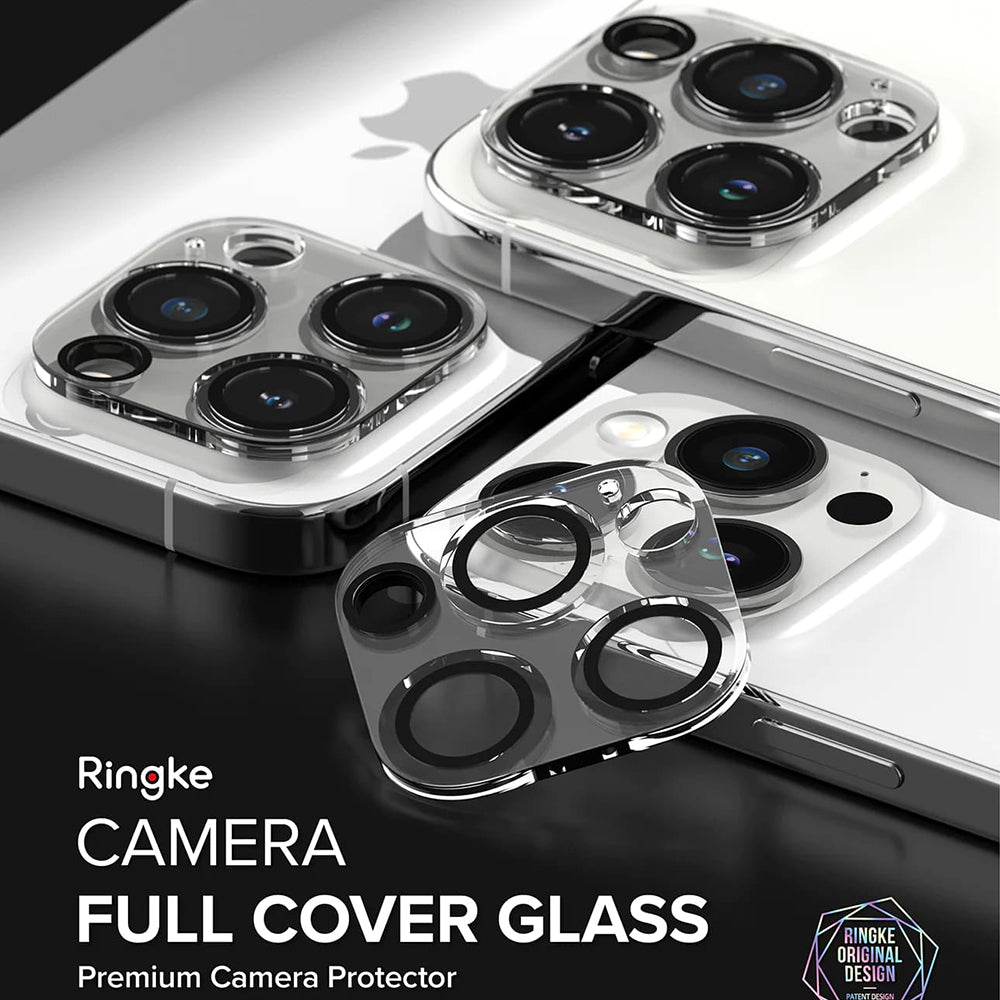 Ringke Rear Camera Protective Film for Apple iPhone 15 Pro, Tempered Glass, Set of 2 Pieces, Transparent