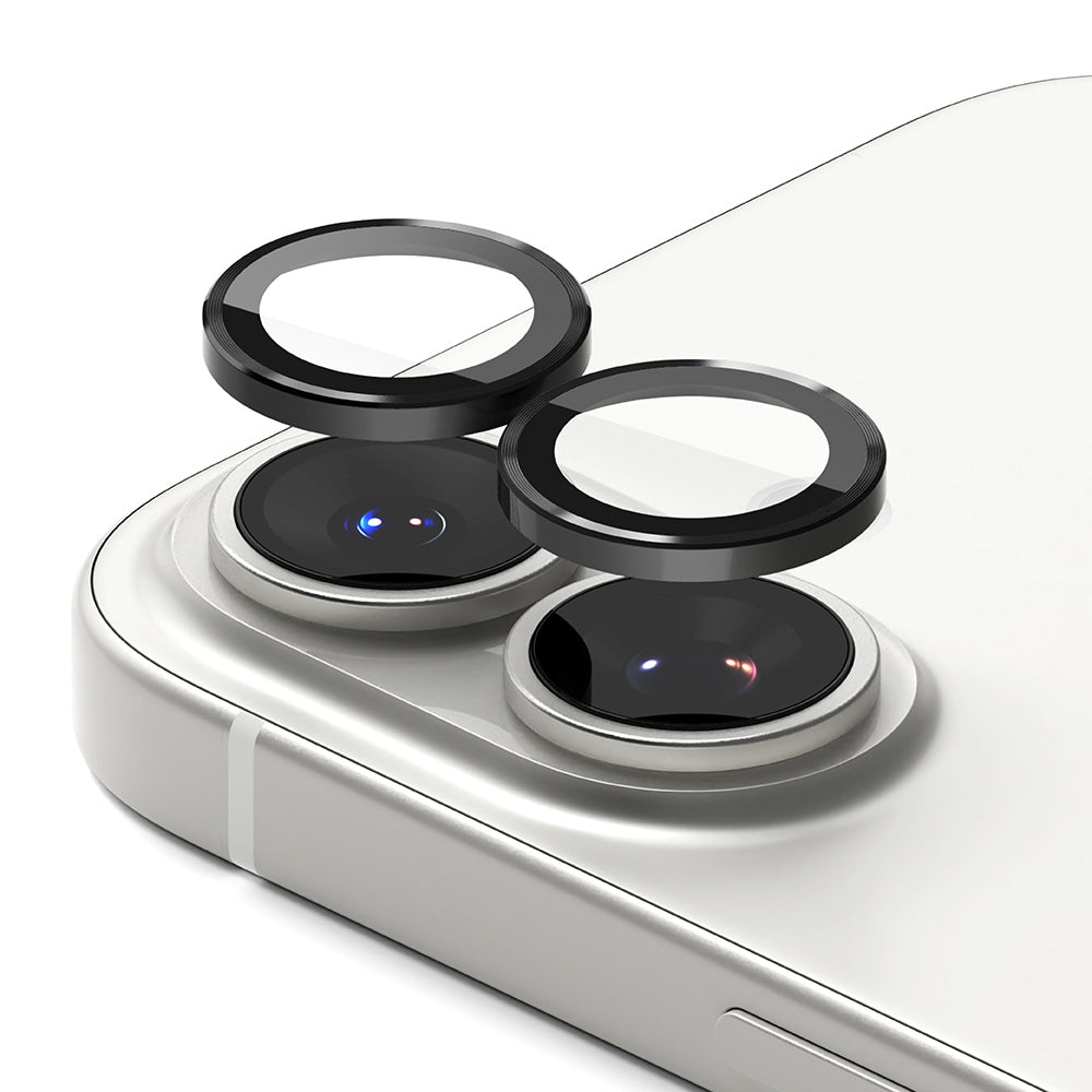 Schutzfolie Ringke für die Rückkamera des Apple iPhone 17, gehärtetes Glas, Schwarz
