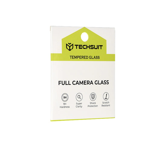 Techsuit Rear Camera Protective Film for Realme 16, Tempered Glass, Black