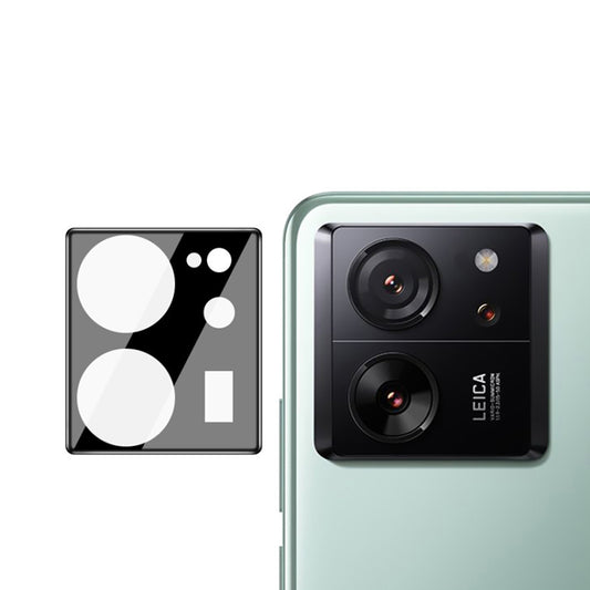 Techsuit Rückkamera-Schutzfolie für Xiaomi 13T Pro / 13T, gehärtetes Glas, schwarz