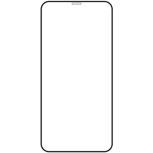 Displayschutzfolie Veason PRO für Apple iPhone 12 Pro Max, Glas geschützt, 6D, Schwarz, vollflächig verklebt