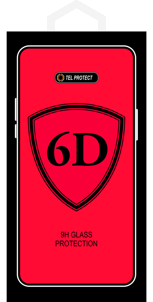 OEM Displayschutzfolie für Samsung Galaxy A51 5G A516 / A51 A515, gehärtetes Glas, Full Glue, 6D, Schwarz