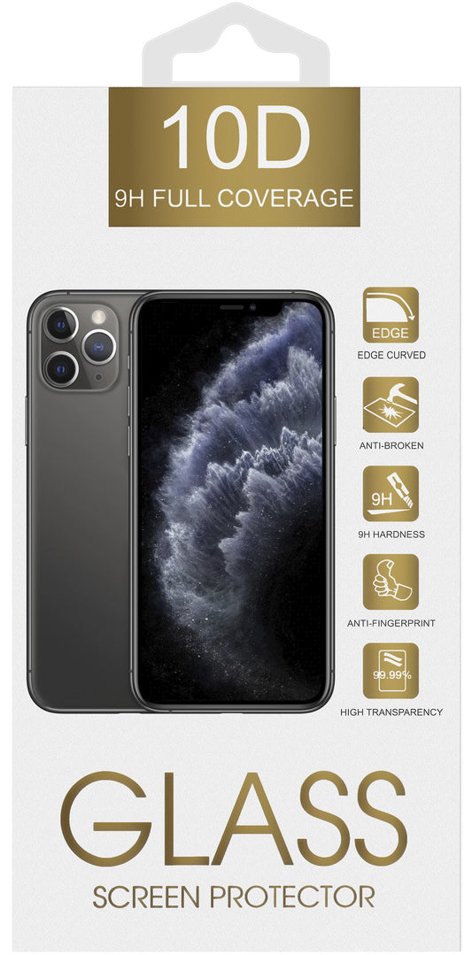 OEM Displayschutzfolie für Samsung Galaxy A56 A566, gehärtetes Glas, Full Glue, 6D, Schwarz