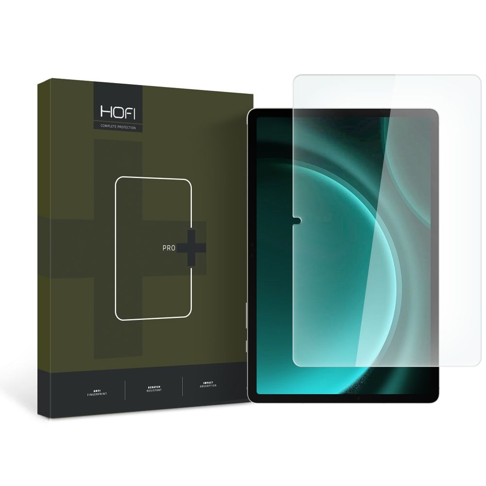 Schutzfolie HOFI PRO+ für Samsung Galaxy Tab S9 FE+, Gehärtetes Glas, Vollverklebung