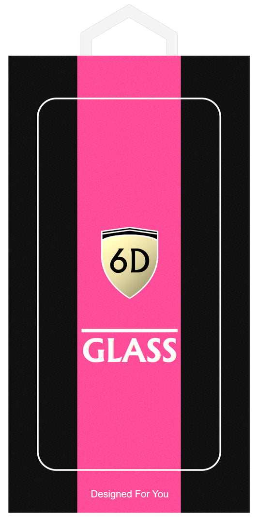OEM Displayschutzfolie für Samsung Galaxy A55 5G A556, gehärtetes Glas, Full Glue, 6D, Schwarz