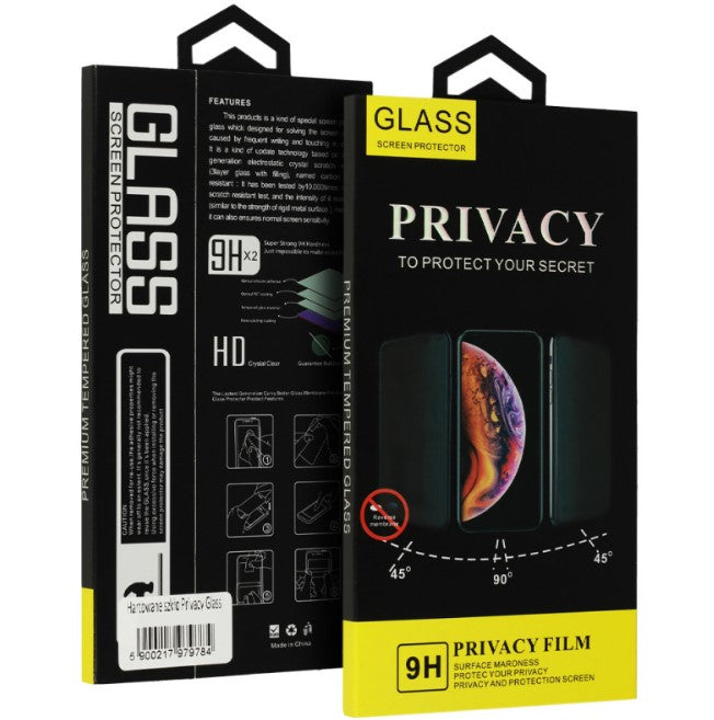 Bildschirmschutz OEM Privacy Glass für Samsung Galaxy S24 Ultra S928, geschütztes Glas, Rand Kleber