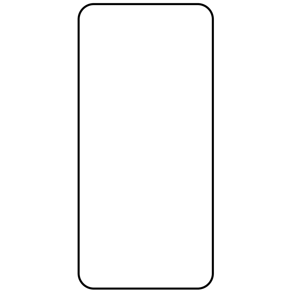 OEM Displayschutzfolie für Samsung Galaxy A36 A366, gehärtetes Glas, Full Glue, 5D, Schwarz