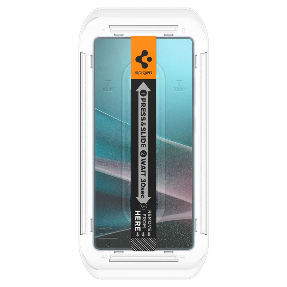 Schutzfolie Spigen GlastR EZ FIT HD für Samsung Galaxy S25 Ultra S938, Gehärtetes Glas, Vollverklebung, Set 2 Stück AGL09082