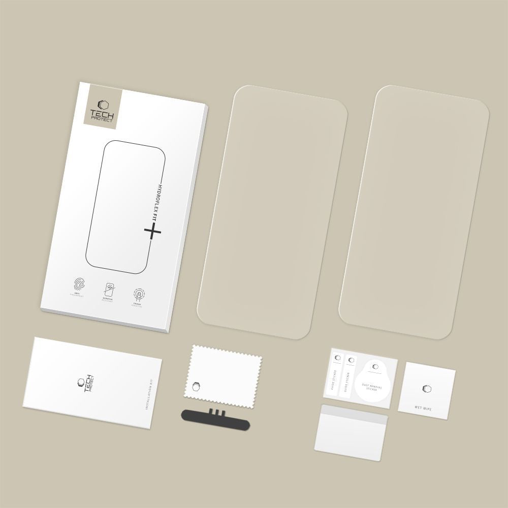 Schutzfolie Tech-Protect Hydro Flex+ für Xiaomi Poco M8 Pro / Redmi Note 15 Pro+ 5G, Kunststoff, Set 2 Stück