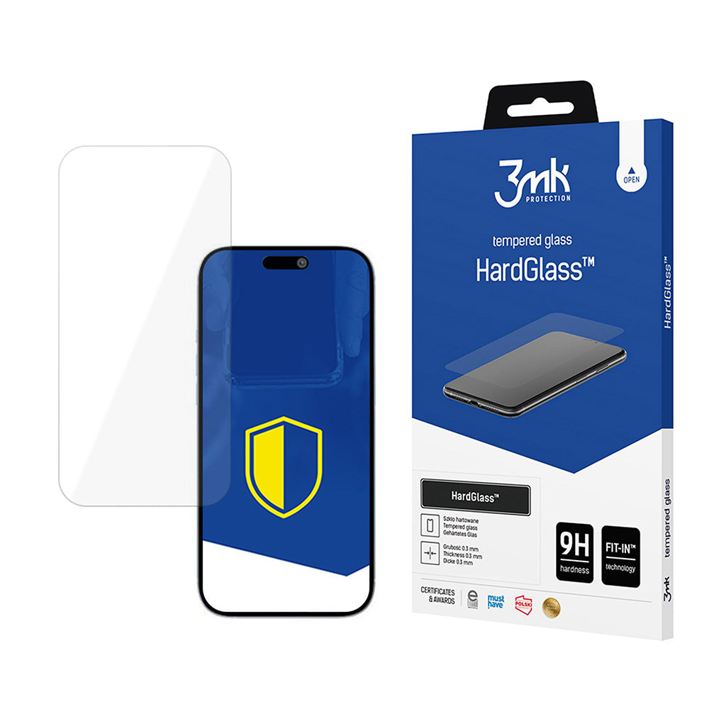 Schutzfolie 3MK HardGlass für Apple iPhone 17 Air, gehärtetes Glas, Full Glue