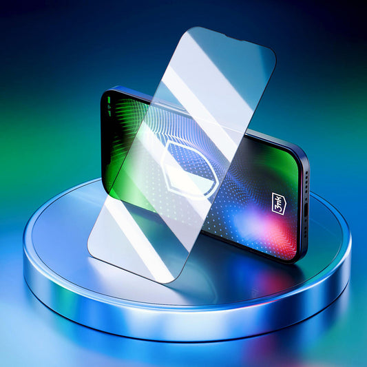 Schutzfolie 3MK Hardy Ultra für Apple iPhone 17 / 16 Pro, gehärtetes Glas, Full Glue, Schwarz