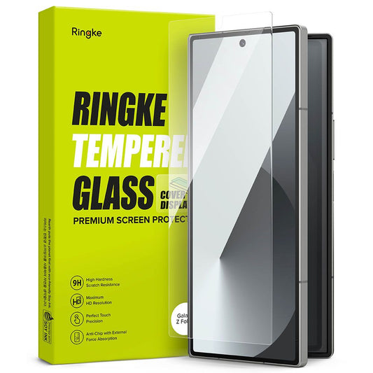 Displayschutzfolie Ringke Cover Display für Samsung Galaxy Galaxy Z Fold6 F956, Glas geschützt, AB Ultra Glue, Set 2 Stück, Außenseite Bildschirm