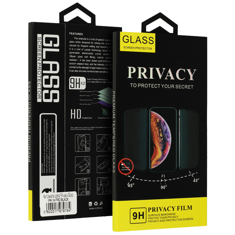 Privacy-Schutzfolie OEM Shield Screen für Samsung Galaxy S25 Ultra S938, gehärtetes Glas, Full Glue