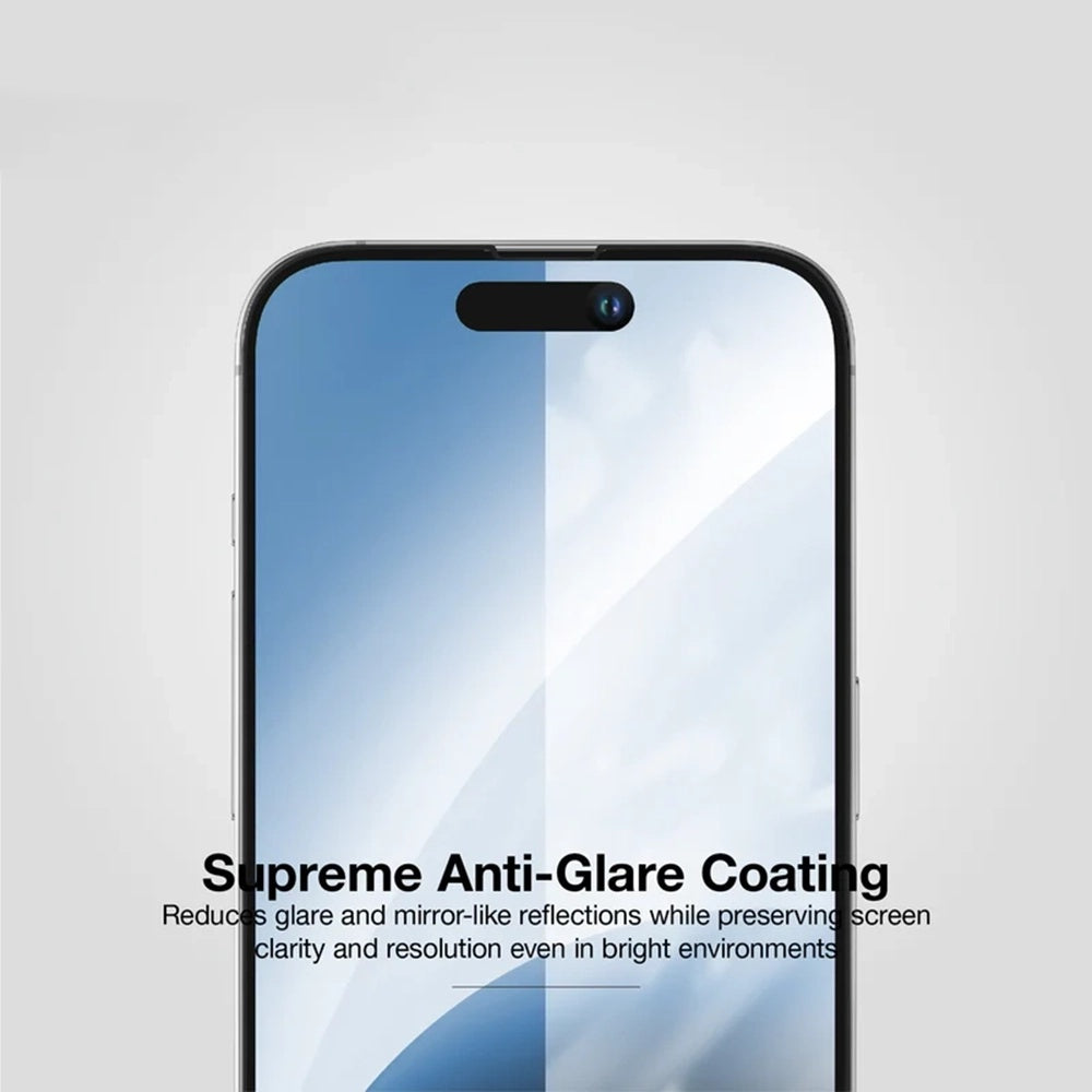 Schutzfolie Anank 10X Reinforced CG für Apple iPhone 17, gehärtetes Glas, Full Glue, 2.5D, Schwarz