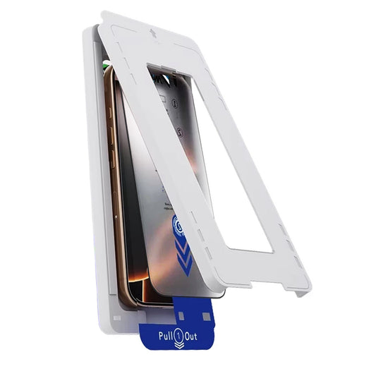 Anank 2X Verstärkte Displayschutzfolie für Apple iPhone 15 Pro, Sicherheitsglas, Vollkleber, 2.5D, Schwarz