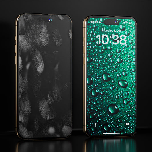 Anank 3X Verstärkte Unsichtbare Displayschutzfolie für Apple iPhone 16 Pro Max, Gehärtetes Glas, Vollkleber, 3D, Schwarz