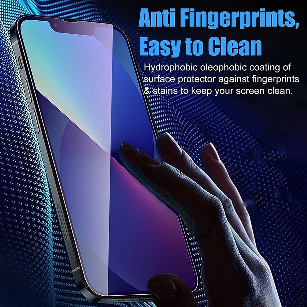Schutzfolie Anti Blue Light Anank 5X Verstärkt für Apple iPhone 17, Gehärtetes Glas, Vollverklebung, 2.5D, Schwarz
