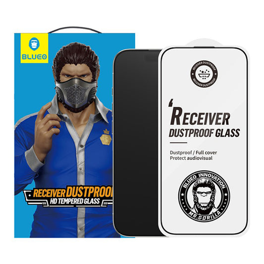 Schutzfolie Blueo Anti-Dust HD Applicator Pro für Apple iPhone 17 Air, gehärtetes Glas, Full Glue