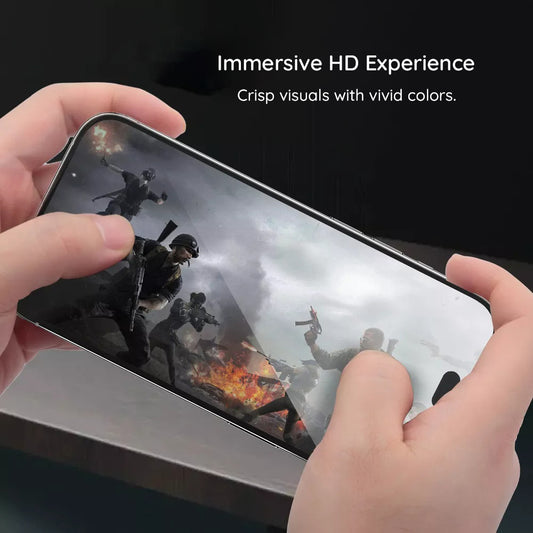 Blueo HD Displayschutzfolie für Samsung Galaxy A27 5G / A57 5G / A37 5G, gehärtetes Glas, Full Glue, 2.5D, Schwarz