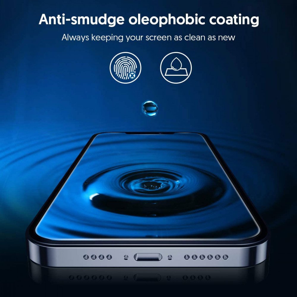 Schutzfolie Blueo HD für Samsung Galaxy S26 Plus S947, Gehärtetes Glas, Vollverklebung, 2.5D, Set mit 5 Stück, Schwarz