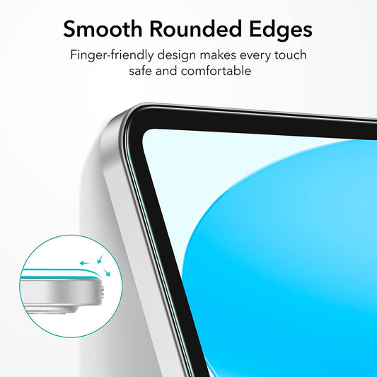 Schutzfolie ESR Bildschirm für Apple iPad (2025) / (2022), Gehärtetes Glas, Vollkleber, Set 2 Stück