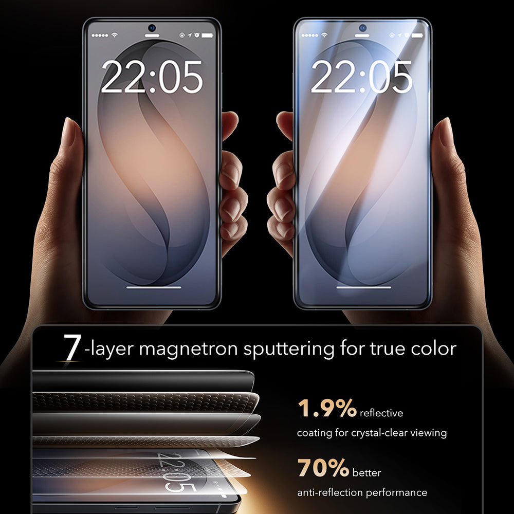ESR UltraFit Armorite Pro Screen Protector for Samsung Galaxy S26 Ultra S948, Tempered Glass, Full Glue