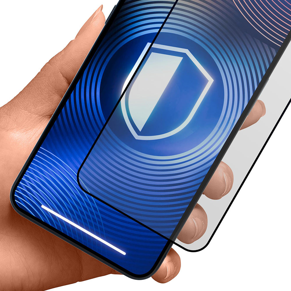 Schutzfolie Matte Privacy 3MK HardGlass Max für Apple iPhone 17 Pro Max, Gehärtetes Glas, Vollverklebung