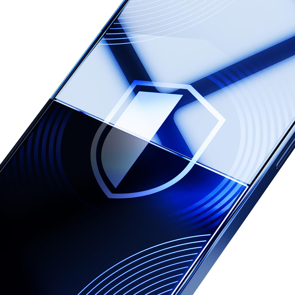 Schutzfolie Matte Privacy 3MK HardGlass Max für Apple iPhone 17 Pro, Gehärtetes Glas, Vollverklebung