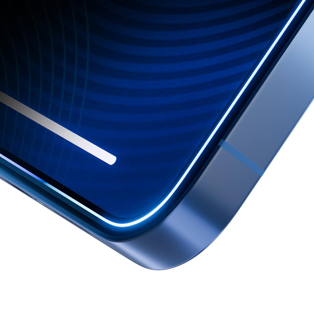 Schutzfolie Matte Privacy 3MK HardGlass Max für Apple iPhone 17 Pro, Gehärtetes Glas, Vollverklebung